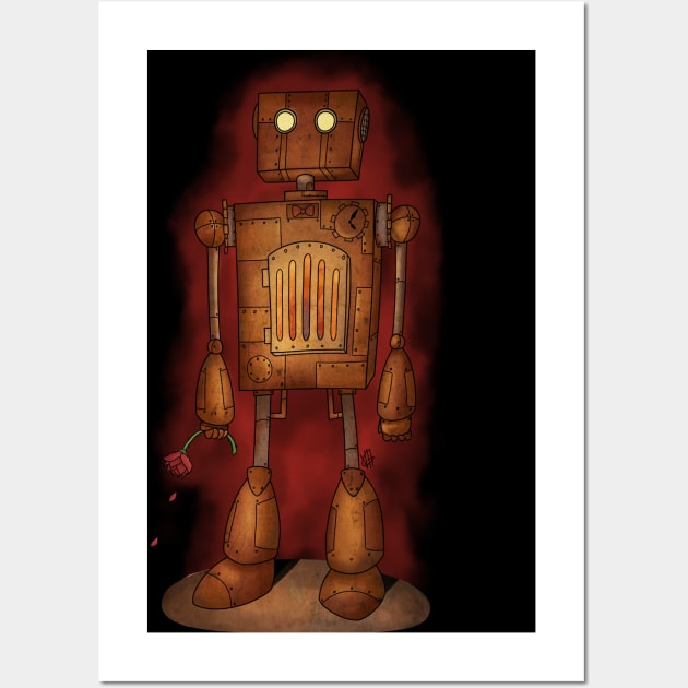 Monsieur Robot Wall Art by Bravely